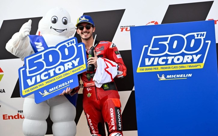 500η νίκη στη μεγάλη κατηγορία για την Michelin